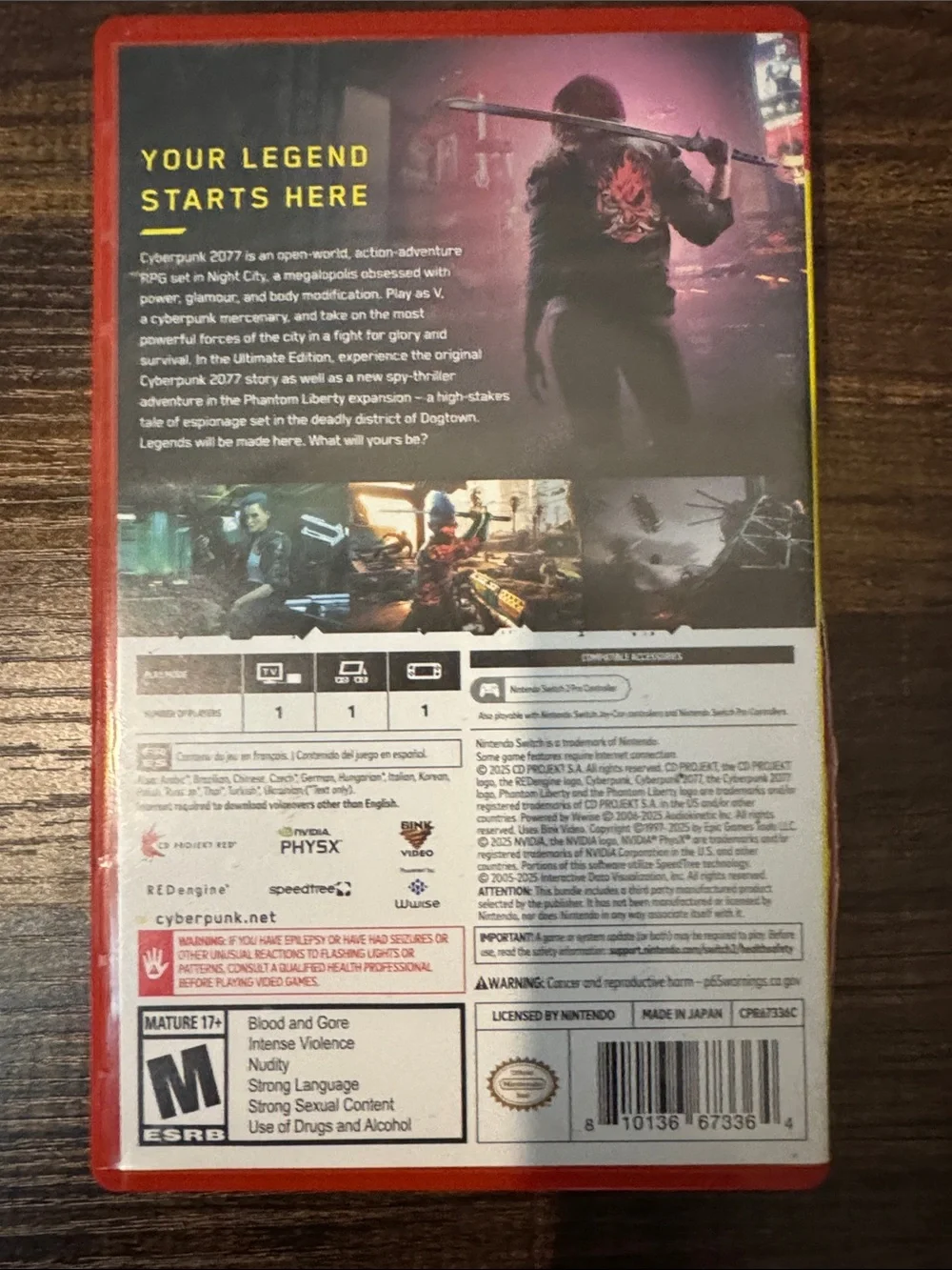 Cyberpunk 2077: Ultimate Edition – Nintendo Switch 2
